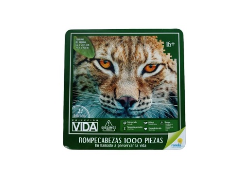 [RN12270] Rompecabezas 1000 Pzs Colección Vida Felinos 16a+