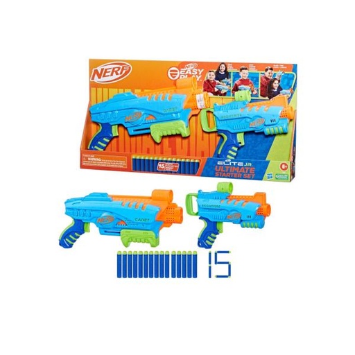 [HBF6369] Lanzador Nerf Elite JR. Ultimate Starter set de 2 6a+