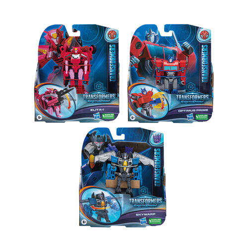 [HBF6230] Figuras Transformers EarthSpark Clase Gurrrero 6a+ / Surtido de 3 / Se venden por Separado