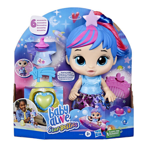 [HBF7359] Muñeca Baby Alive Mejores Amigos en las Estrellas con  Accesorios 3a+