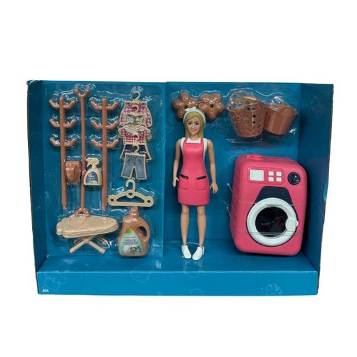 [WWWS40A] Muñeca Con Accesorios De Lavanderia 3A+ (455176)