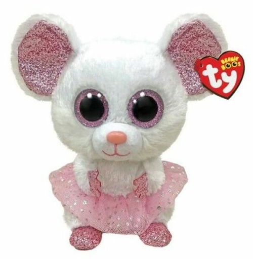 [BTTY36488] Peluche Beanie Boos Mediano Ratoncita Nina 3a+