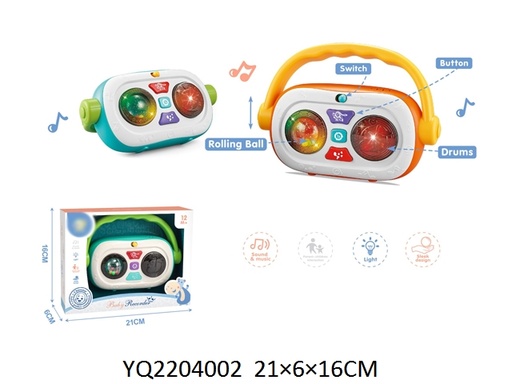 [WW50312] Radio con Luz y Sonido  1a+  / Surtido 2 -  Se venden por separado