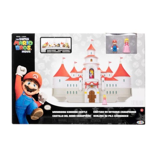 [JP417154] Castillo del Reino Champiñón C/2 Mini Fiiguras de Super Mario Bros 3a+