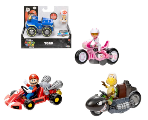 [JP417214] Vehiculos con Figuras de Super Mario Bros 3a+ Surtido de 4 Se venden por separado