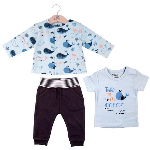 [BBL1300863M] Conjunto de 3 Piezas Azul 3m (609563)
