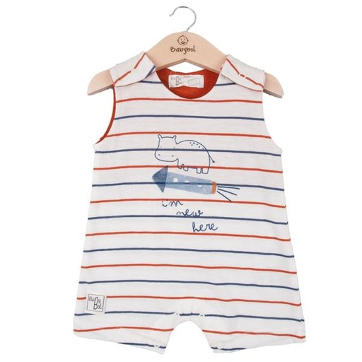 [BBL13088518M] Mameluco de Tirantes de Rayas Niño 18m (615571)