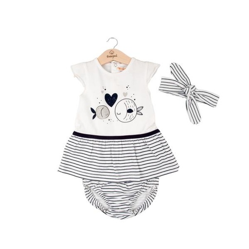 [BBL1310063M] Vestido C/ Braga + Cinta de Peces 3m (632783)