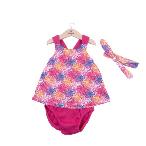 [BBL1310066M] Vestido C/ Braga + Cinta de Peces 6m (632790)