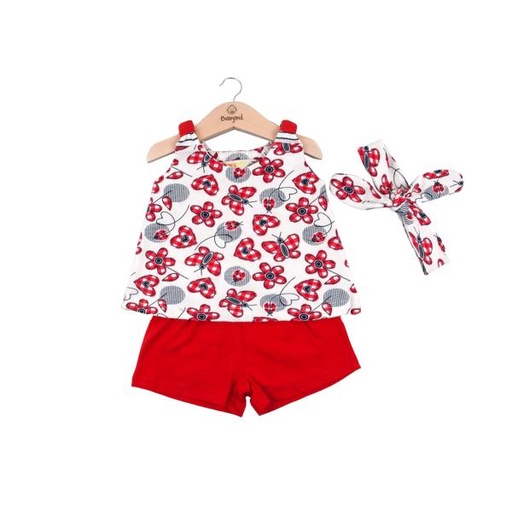 [BBL1310093M] Vestido + Braga + Cinta de Mariposas 3m (632981)