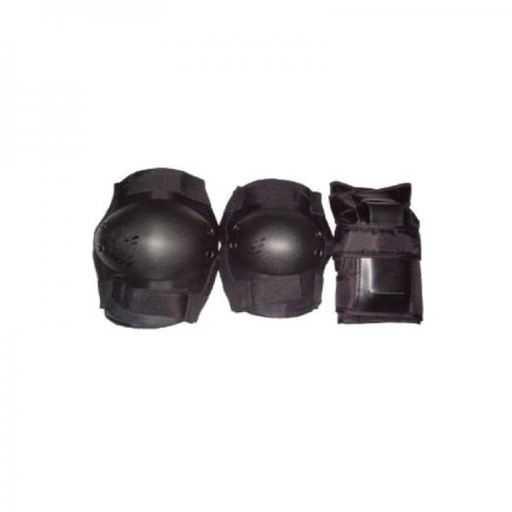 [YX0305] Set de Coderas y Rodilleras Negro M (030-56) 411837