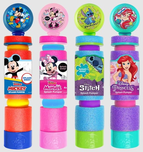 [JU7818] Lanzadores de Agua de Disney Disp/12 Surt/4 4a+( 7818A-B-C--D)