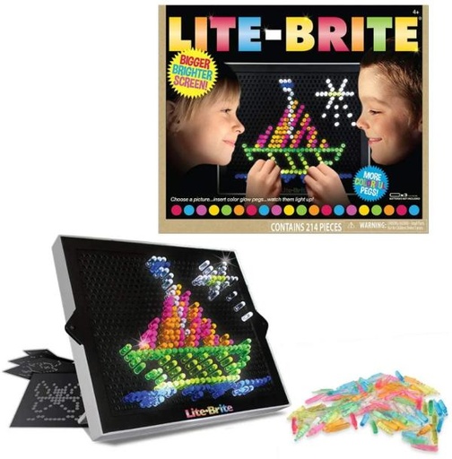 [BF02215] Lite Brite - Crea tus Propias Imágenes con Luz 214Pzs 4a+