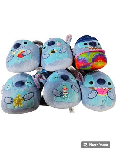[JZSQDI00466] Peluches Squishmallows 6.5" Disney Stitch 3a+ ( Surtido de 6 - Se Venden por Separado )
