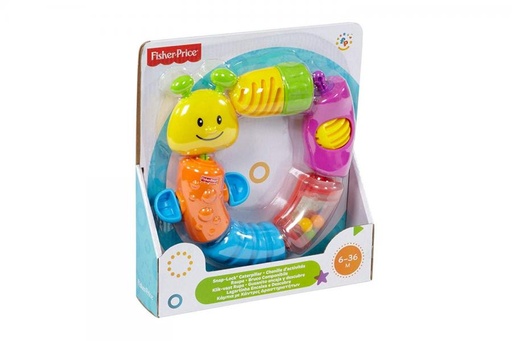 [MTW9834] Fisher Price /  Oruga de Encajar Cadenita de Colores 636M