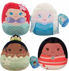 [JZSQDI00502] Peluches Squishmallows 8" Disney Princesas 3a+ ( Surtido de 6 - Se Venden por Separado )