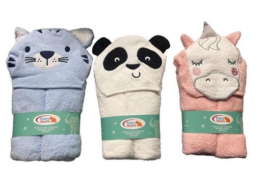 [FDBQ42116] Toallas con Capucha Surt/3 75 x 75 cm