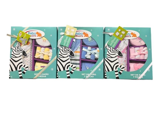 [FDBQ42134] Set de 7 Pzs para Baño para Bebé Surt/3