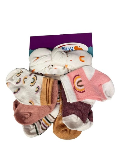 [FDBQ42112] Set de 6 Pares de Calcetines y 1 Banda para la Cabeza Unitalla