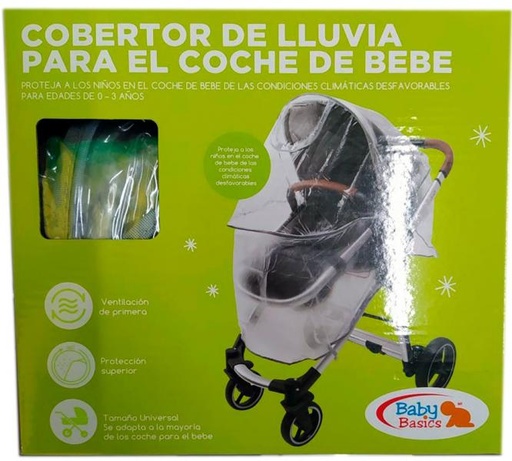 [FDNF2328] Baby Basics Cobertor de Lluvia para Coche (TS01) (22949)