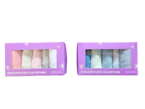 [FDBQ42126] Conjunto de 5 Calcetines para Recién Nacido / Surtido 2 -  Se venden por separado