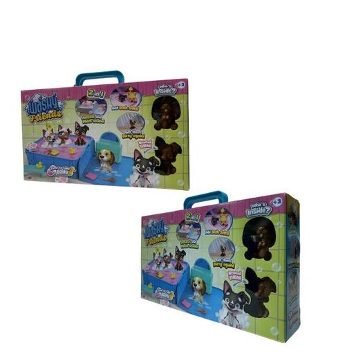 [KZ95759] Washy Friends - Figuras Lava y Revela tu Cachorro 2 en 1 / Set de 2 / 3a+ ( Se venden por separado )