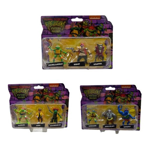 [BT83740] Figuras Mini de las Tortugas Ninja Set de 3 4a+ ( Surtido de 3 - Se venden por Separado )
