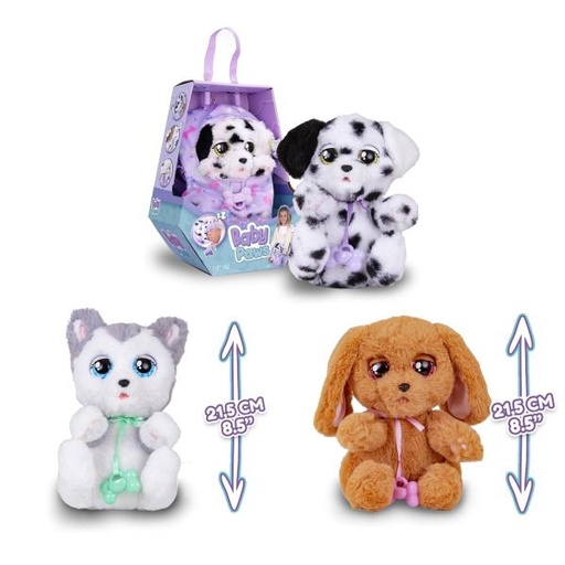 [BT917620] Peluche de Cachorros Baby Paws con Sonidos y Cargador 18m+ ( Surtido de 3 - Se Venden por Separado )