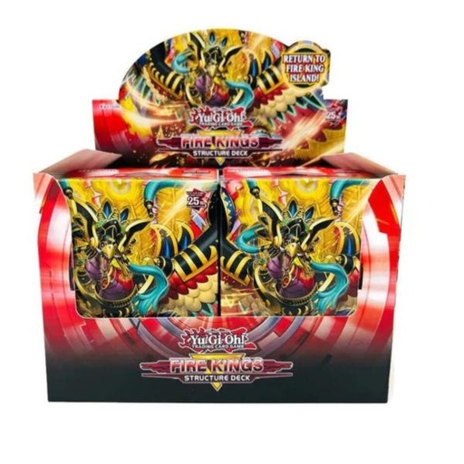 [DV86563] Cartas YU-GI-OH Sobres con 5 Cartas 1ST Edición Fire Kings  Displ/8 6a+ (Inglés)