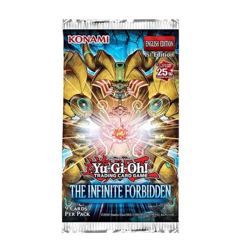 [DV86541] Cartas YU-GI-OH Sobres con 9 Cartas 1ST Edición The Infinite Forbidden 6a+ (Inglés)