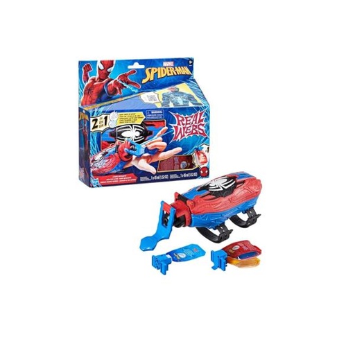 [HBF8734] Lanzador Arácnido Supremo De Marvel Spider-Man 5a+