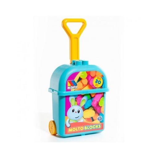 [ML24462] Carrito de Jalar con Bloques 20Pzs 1a+