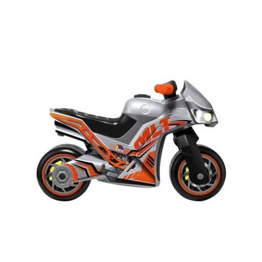 [ML24226] Moto Montable Gris de Empujar con los Pies 25kg Max 18m+