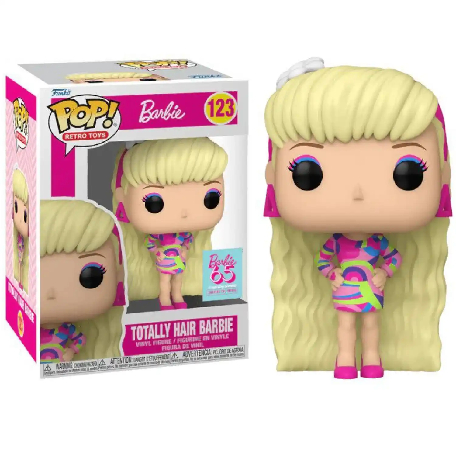 [FK67454] Figura Funko Pop! Barbie (123) Totally Hair Barbie 3a+