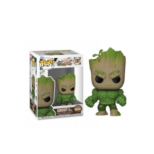 [FK81338] Figura Funko Pop! Marvel We Are Groot (1394) Groot as Hulk 3a+