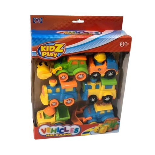 [WW99840H] Mini Vehículos Set de 6 3a+(425599)