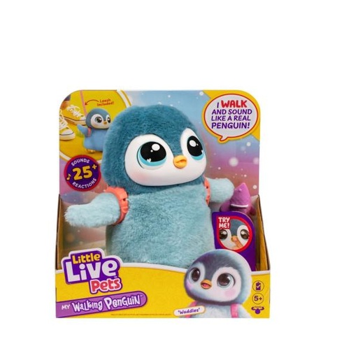 [BT26535] Mi Mascota Pingüino Andante con Sonidos y Movimientos Little Live  5a+