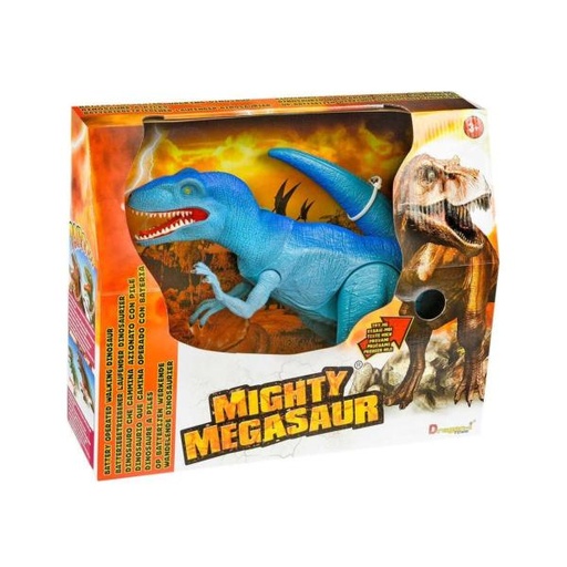 [DN80065] Dinosaurio Velociraptor Azul con Luz y Sonidos 3a+