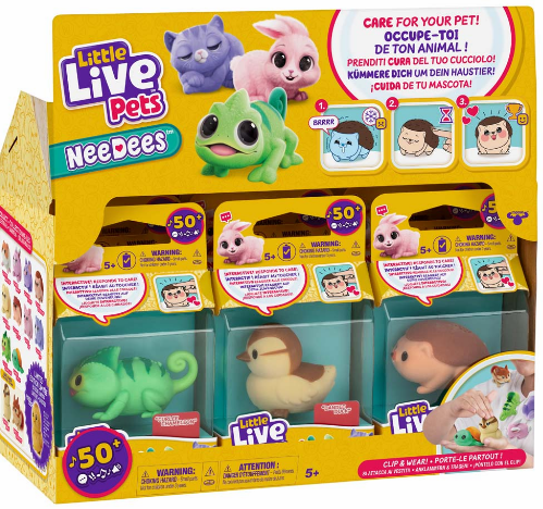 [BT26653] Mascotas Pequeñas Interactivas 50 Diferentes Sonidos  Live Pets 5a+/ Surtido 4 -  Se venden por separado
