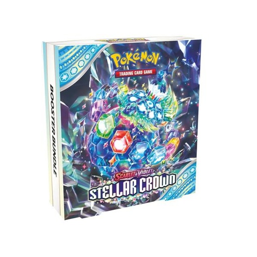 [CD85855] Cartas para Intercambio Pokémon Scarlet & Violet Caja 6 Sobres x10 Tarjetas 6a+ Stellar Crown