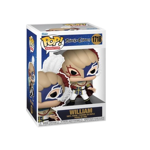 [FK59241] Figura Funko Pop! Black Clover (1718) Wlliam 3a+