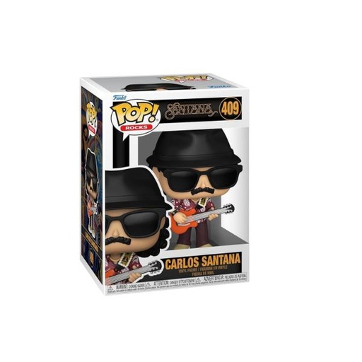 [FK79712] Figura Funko Pop! Rocks Santana (409) Carlos Santana 3a+