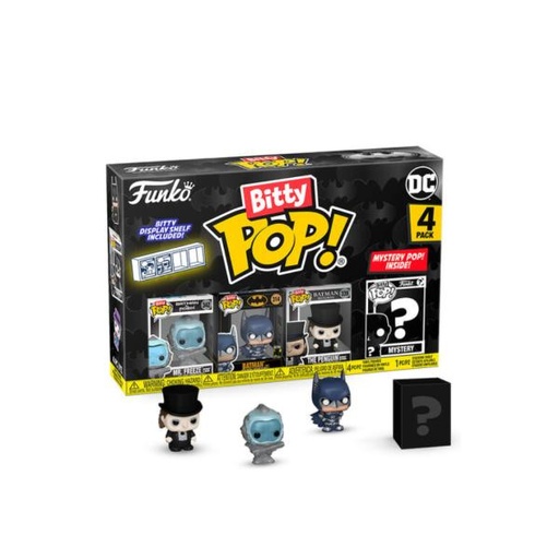 [FK81129] Set/4 Figura Funko Pop! Bitty Batman & Robin85th- Mr. Freeze 3a+