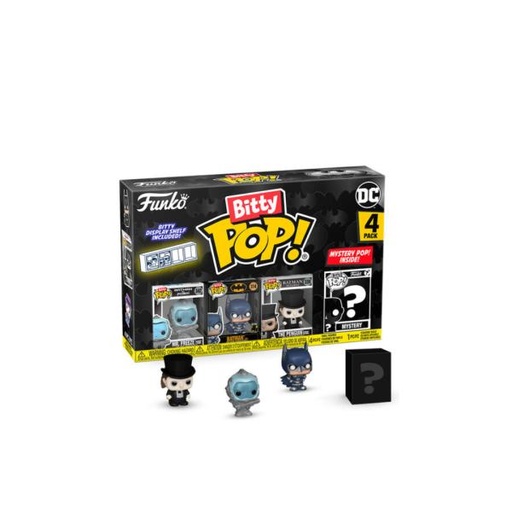 [FK81130] Set/4 Figura Funko Pop! Bitty Batman & Robin85th- 3a+
