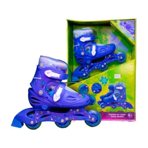[PI11728M] Patines en Linea Disney Stitch Talla 31-34 6a+