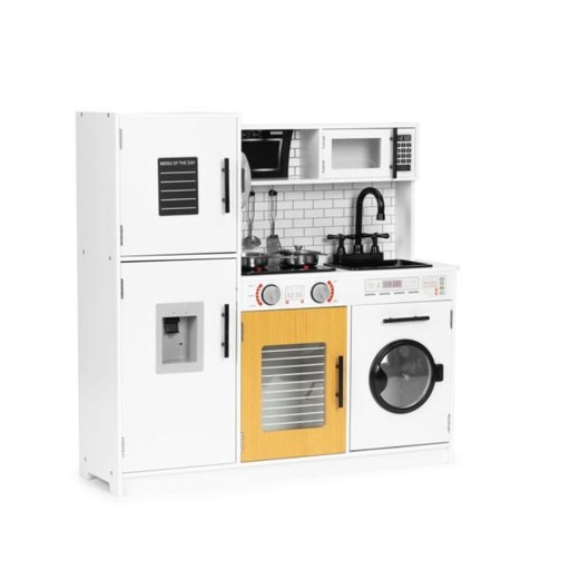 [ZHPLK562] Cocina de Madera de Juguete  Con Accesorios 3a+ (86cm x 32cm x17cm)