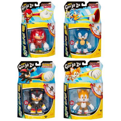 [BT42744] Figura Goo Jit Zu Glow Surge Sonic The Hedgehog Surtido 4a+