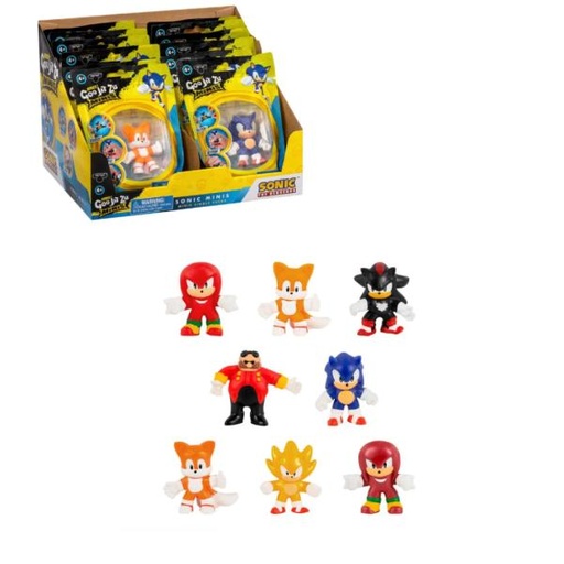 [BT08312] Figura Goo Jit Zu Sonic The Hedgehog Displ/12 Surtido 4a+