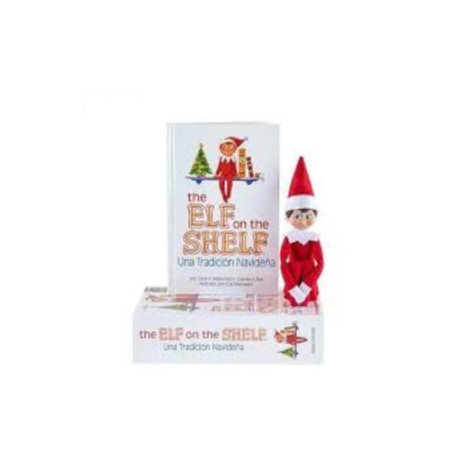[SX013143] The Elf on the Shelf - Set Incluye Un Elfo Scout De Santa Un Libro Para Niños Y Un Certificado De Adopción Niño 0M+