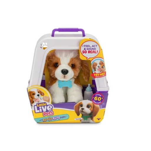 [BT26548] Little Live Pets - Mi Cachorro Realmente Real con Sonidos y Reacciones Reales 4a+